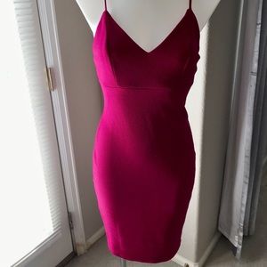 Berry beautiful midi Bodycon Dress.
